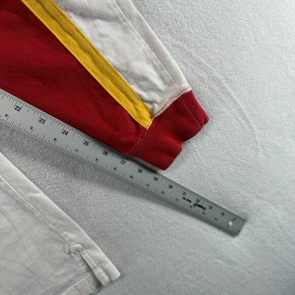 Vintage Kansas City Chiefs Rugby Shirt Men's XL Red White Embroidered Logo y2k - Picture 7 of 12